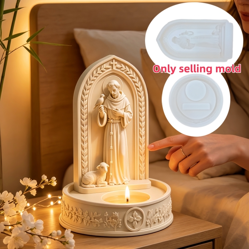 Ceramic Candle Vessel - Stampo in silicone per resina a