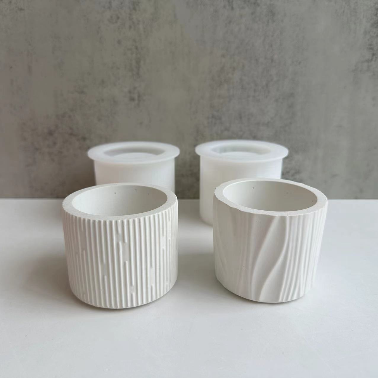 Ceramic Candle Vessel - Stampo in silicone per tazza di