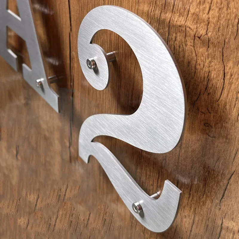 Interior Design Quotes - Numeri di lettere in acciaio inossidabile