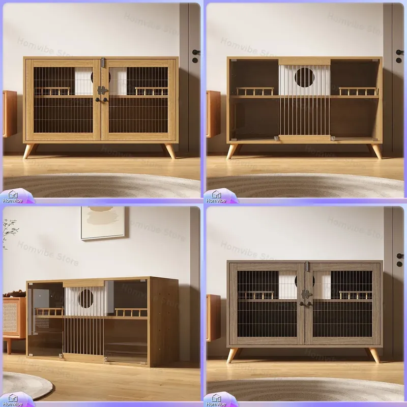 Interior Design Luxury Living Room - Casetta per Gatti in Legno Massello