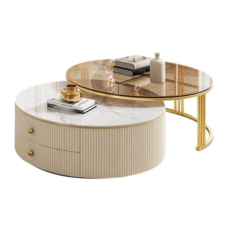 Interior Design Luxury Living Room - Set di Tavolini da Caffè in
