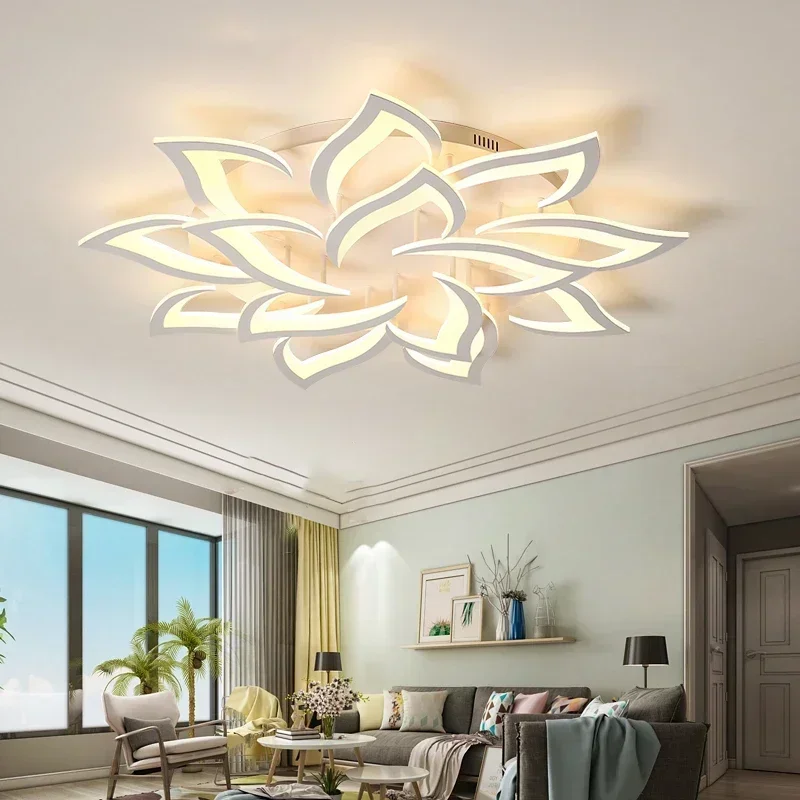 Lampadario a LED di design a p - Interior Design Luxury Living Room recensione e prezzo