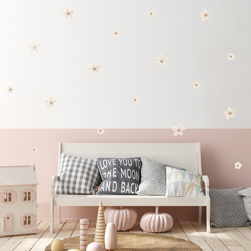 Boho Solid Colored Flowers Nur - Interior Design Quotes recensione e prezzo