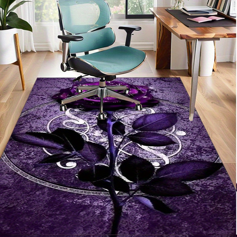 Tappeto con foglie viola per u - Interior Design Luxury Living Room recensione e prezzo