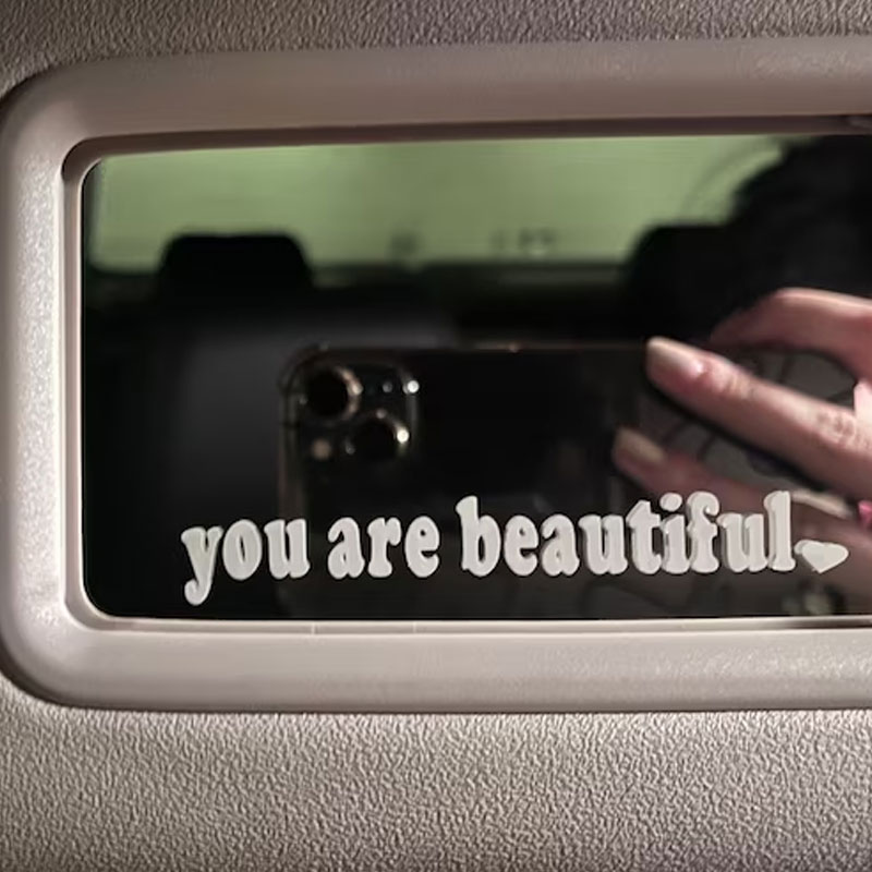 Il testo Adesivi per auto Sei  - Interior Design Quotes recensione e prezzo
