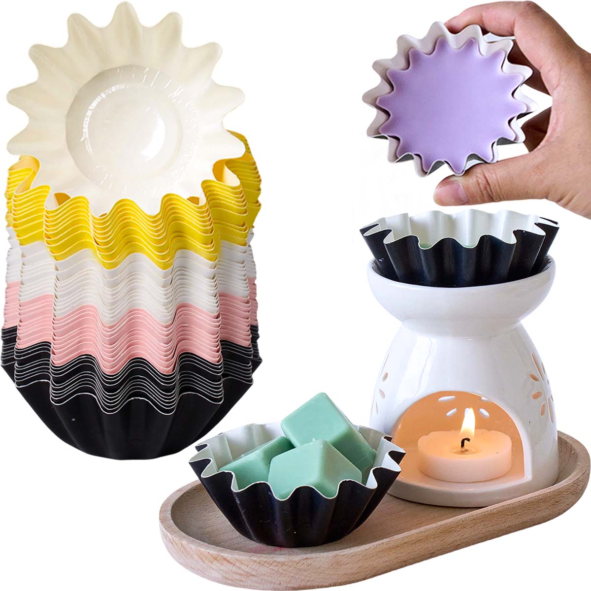 10 Pezzi Stampi Riutilizzabili - Ceramic Candle Vessel recensione e prezzo